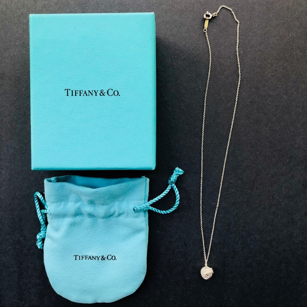 Tiffany & Co. Twist Knot Pendant Necklace
